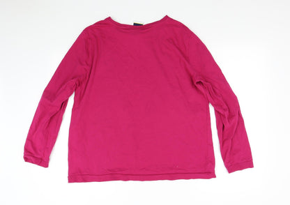 Preloved Everton Womens Pink   Basic T-Shirt Size 12  - Everton Forever a Toffee - Back