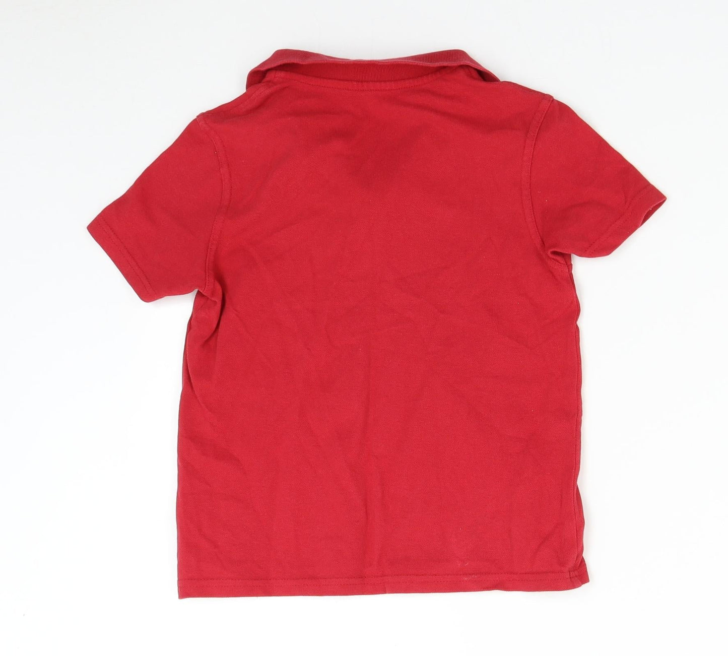 George Boys Red   Basic Polo Size 7-8 Years