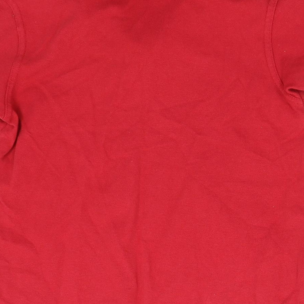 George Boys Red   Basic Polo Size 7-8 Years