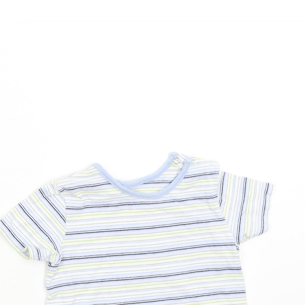 Matalan Boys Multicoloured Striped  Basic T-Shirt Size 9-10 Years