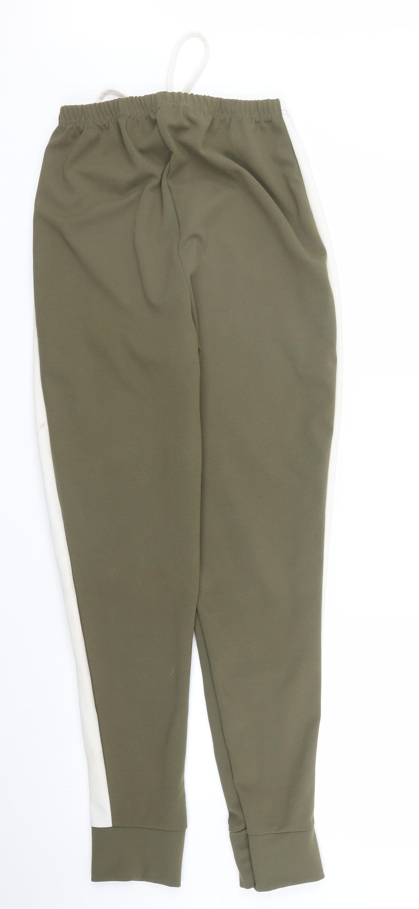 PRETTYLITTLETHING Womens Green   Sweatpants Trousers Size 8 L27 in
