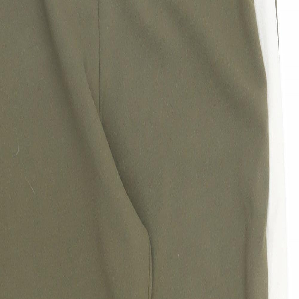 PRETTYLITTLETHING Womens Green   Sweatpants Trousers Size 8 L27 in