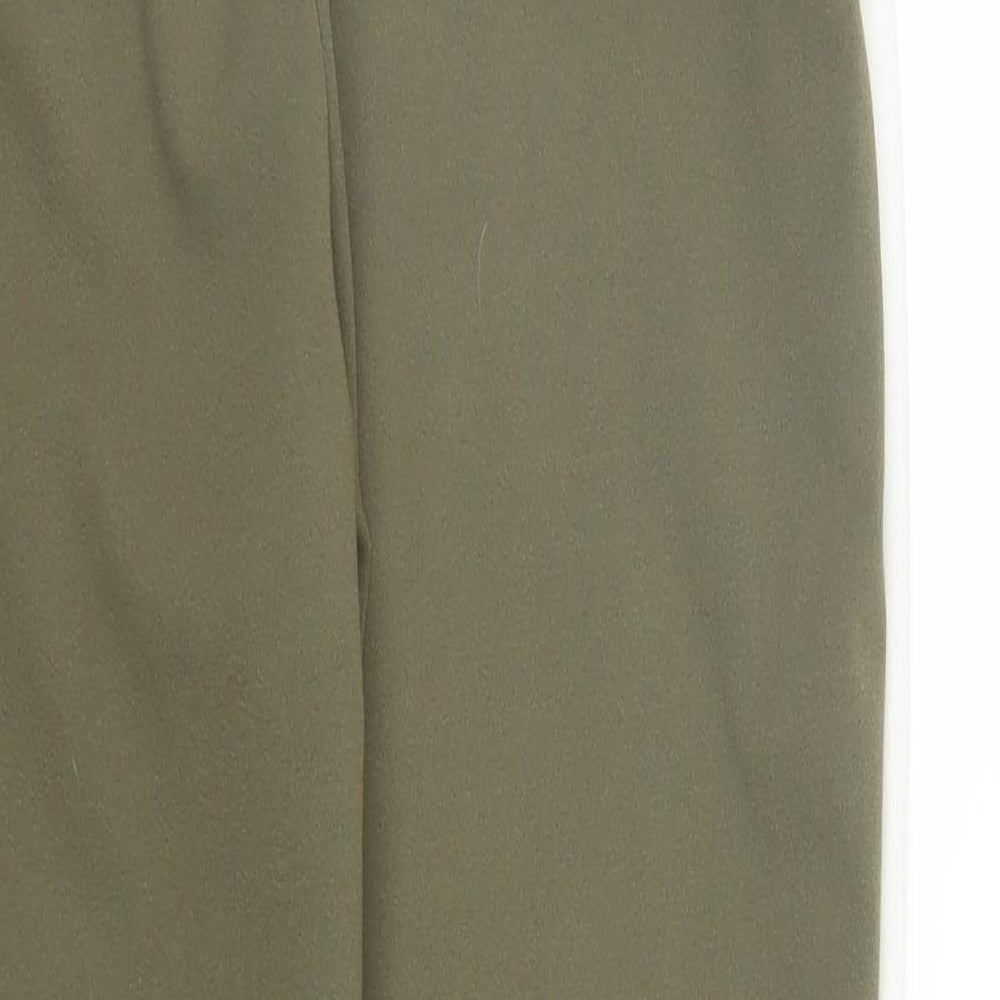 PRETTYLITTLETHING Womens Green   Sweatpants Trousers Size 8 L27 in