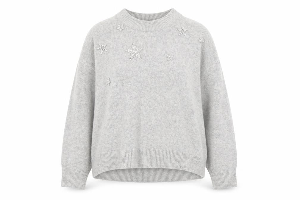 H&M Womens Grey   Pullover Jumper Size M