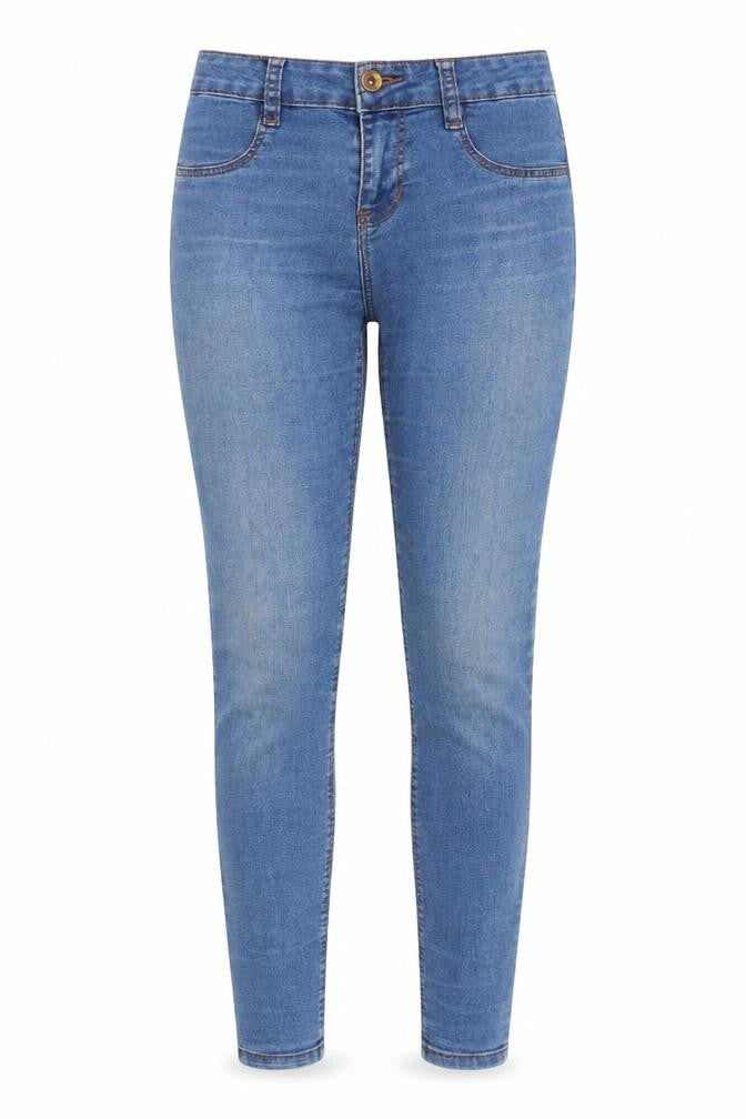 Pull&Bear Womens Blue  Denim Skinny Jeans Size 8 L27 in