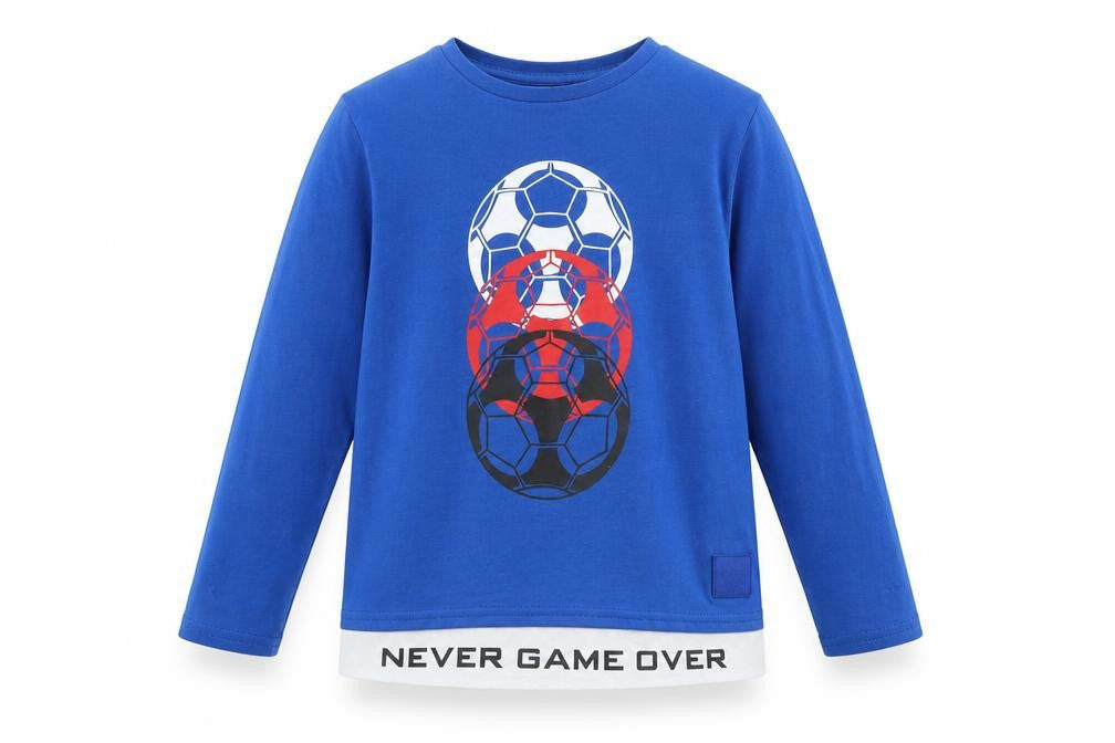 Pep&Co Boys Blue   Basic T-Shirt Size 6 Years