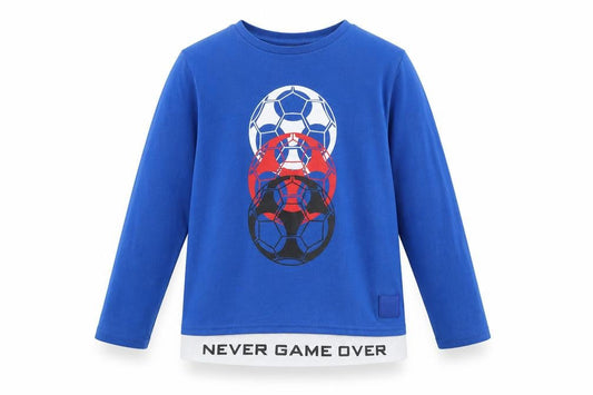 Pep&Co Boys Blue   Basic T-Shirt Size 6 Years