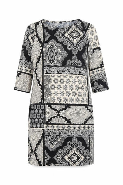 Womens Beige Paisley  A-Line  Size 14