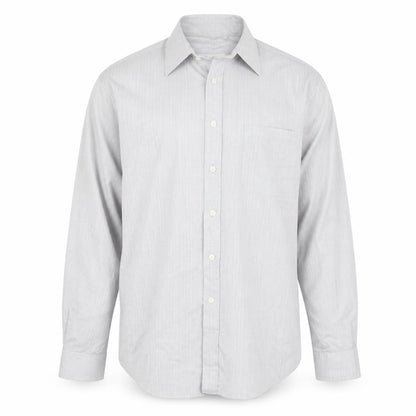 St Michael Mens Grey Button-Up Size 15.5