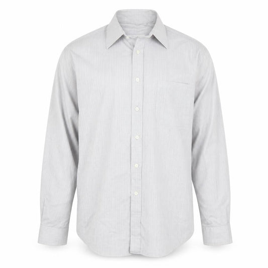 St Michael Mens Grey Button-Up Size 15.5