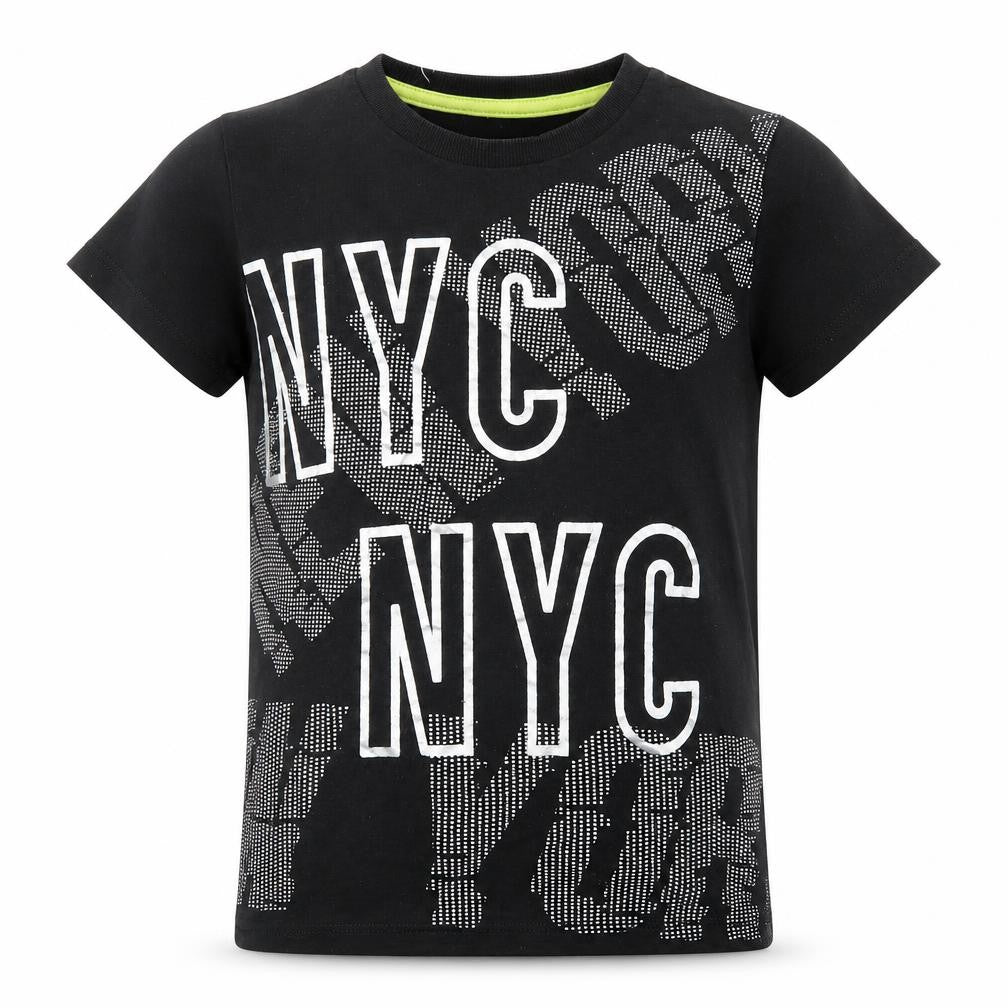Matalan Girls Black   Basic T-Shirt Size 7 Years
