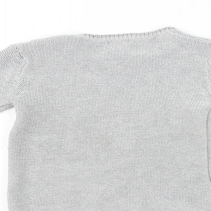 Kiabi Girls Grey   Pullover Jumper Size 4 Years