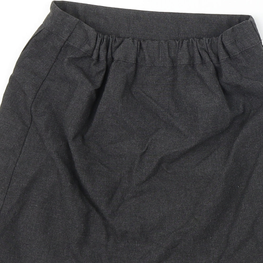 BHS  Girls Grey   A-Line Skirt Size 7 Years