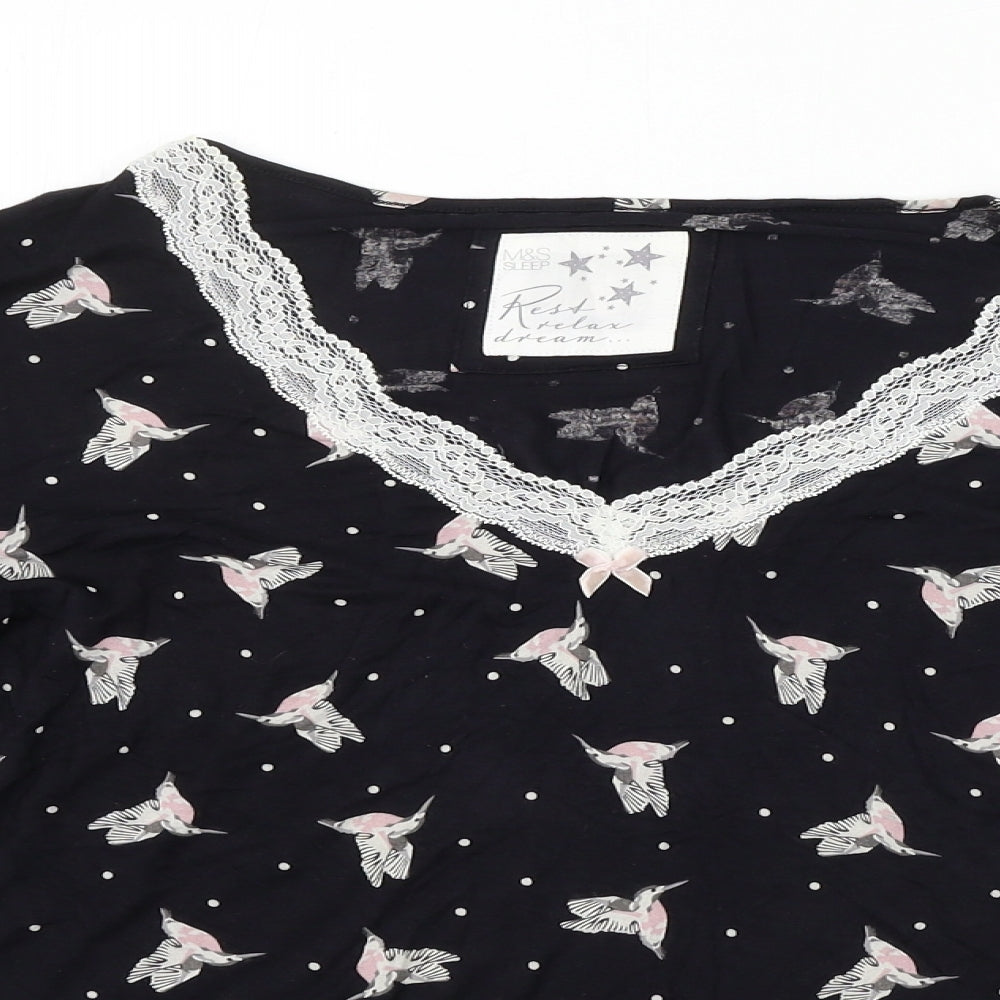 Marks and Spencer  Womens Black   Basic Blouse Size 10