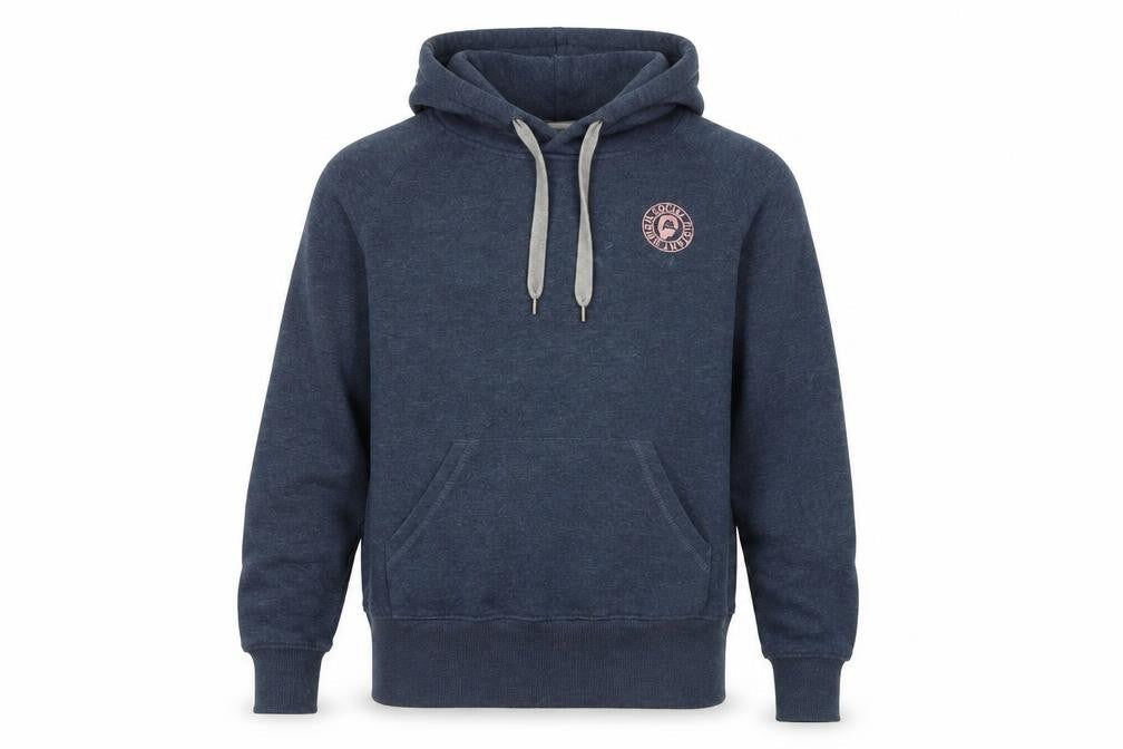 Oeko Tex Mens Grey   Pullover Hoodie Size S