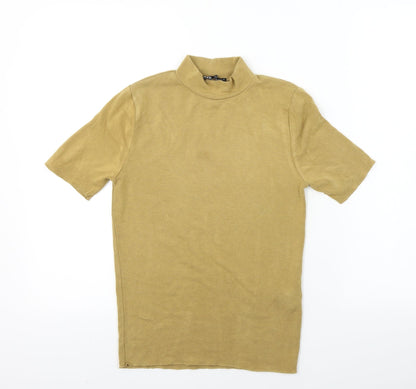 Zara Womens Brown   Basic T-Shirt Size S