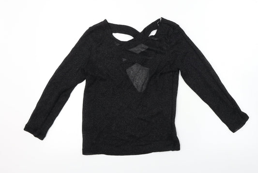 H&M  Womens Black   Basic T-Shirt Size XS