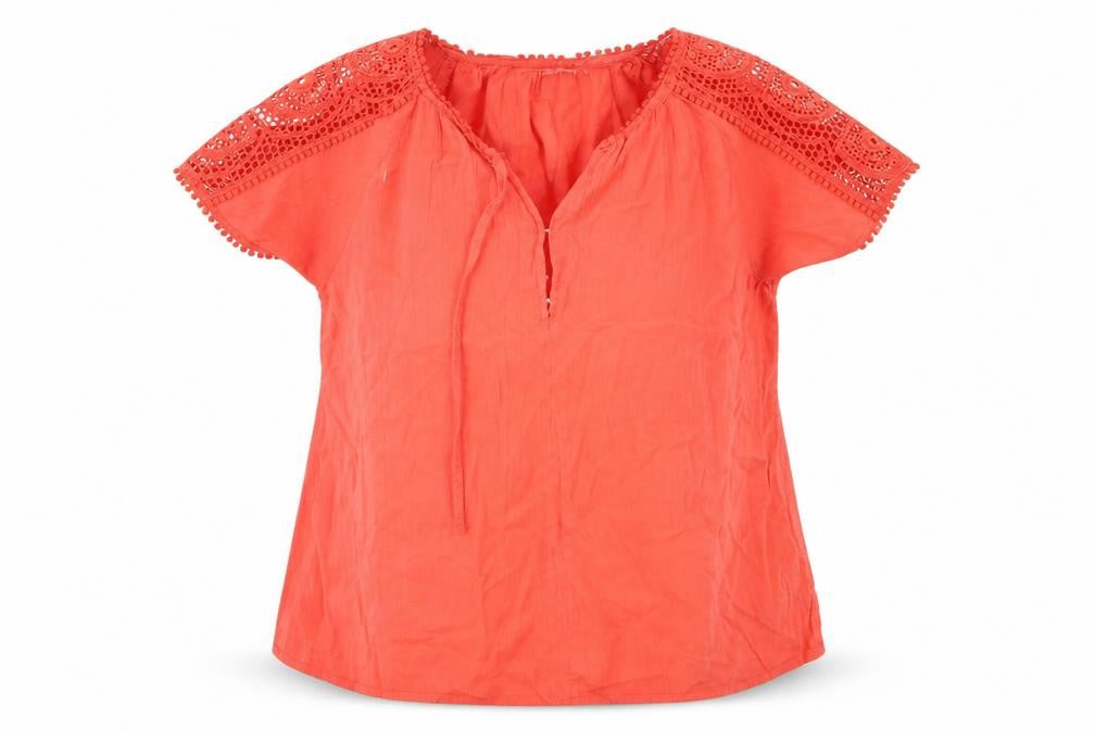 Gap Girls Orange   Basic Blouse Size 2XS