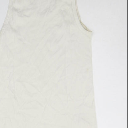 Rider Womens White   Basic Tank Size M