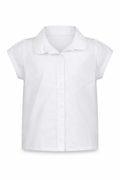 George Girls White   Basic Button-Up Size 4-5 Years