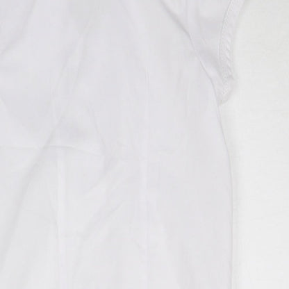 George Girls White   Basic Button-Up Size 4-5 Years
