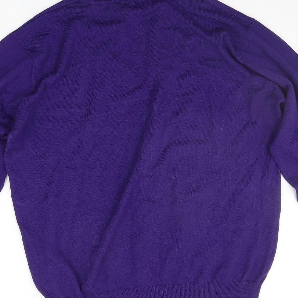 FIRST AVENUE  Womens Purple   Pullover Jumper Size XL