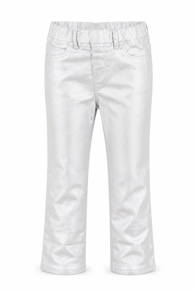 Gap Girls Silver   Chino Trousers Size 5 Years