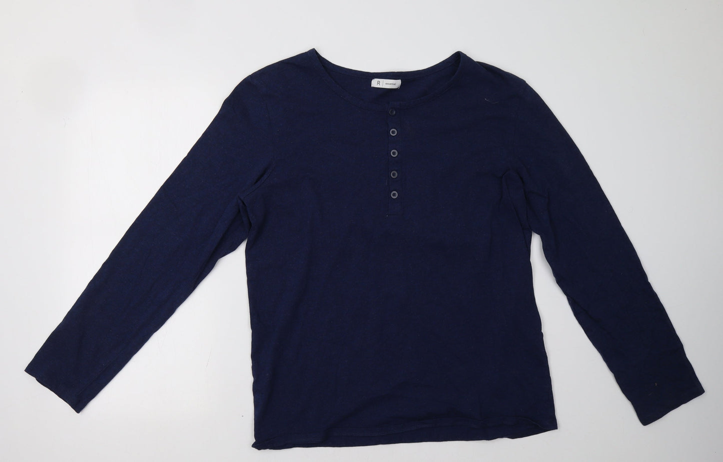 Essential Mens Blue   Pullover Sweatshirt Size XL