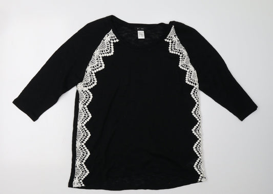 La Redoute Womens Black   Pullover Sweatshirt Size 16