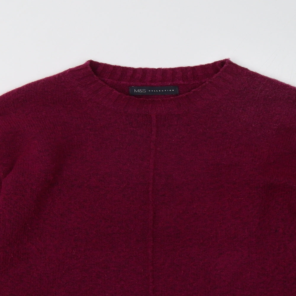 Marks and Spencer Womens Purple   Pullover Sweatshirt Size S