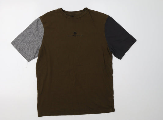 River Island Mens Green    T-Shirt Size S
