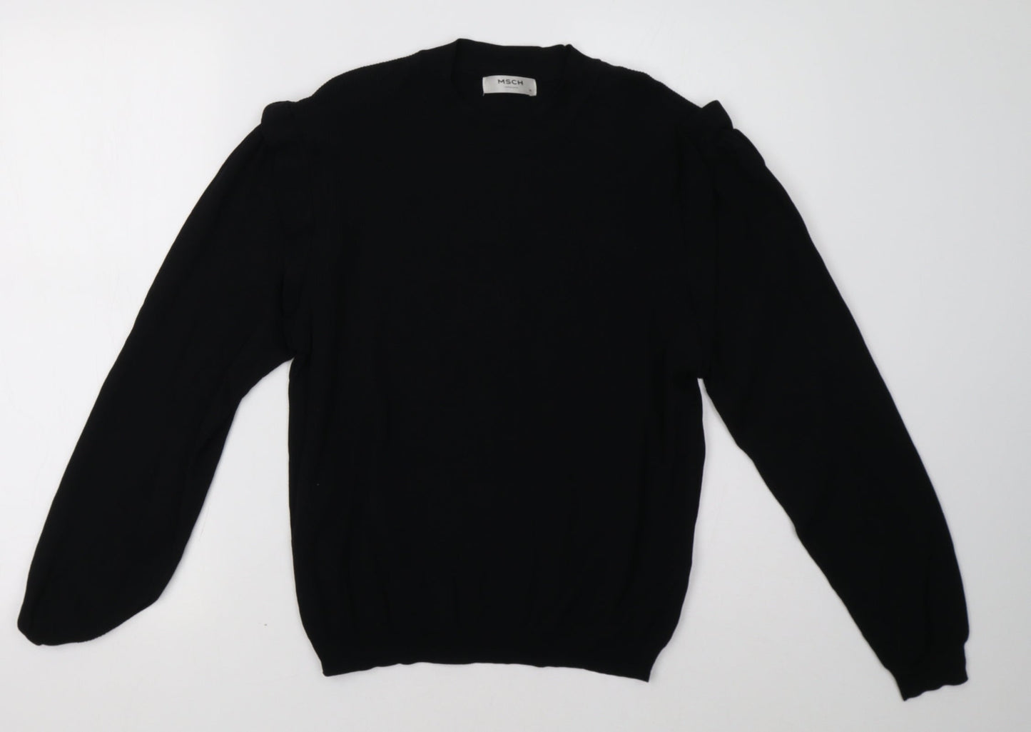 msch Womens Black   Pullover Sweatshirt Size M