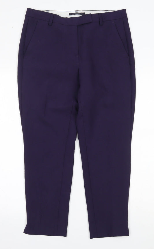 Marks and Spencer Womens Purple   Trousers  Size 12 L25 in