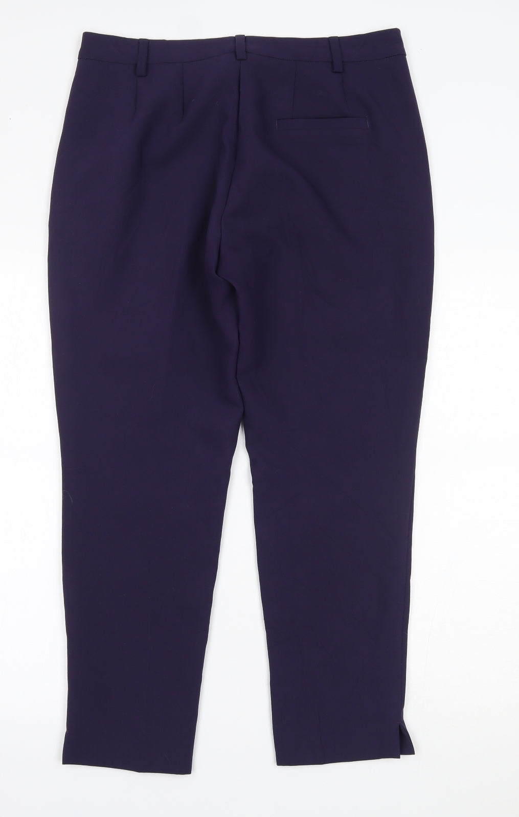 Marks and Spencer Womens Purple   Trousers  Size 12 L25 in