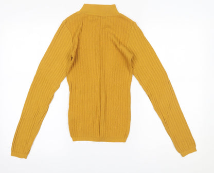 Preloved Primark Womens Yellow   Basic Blouse Size XS - Back
