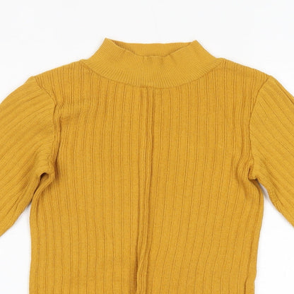 Preloved Primark Womens Yellow   Basic Blouse Size XS - Detail