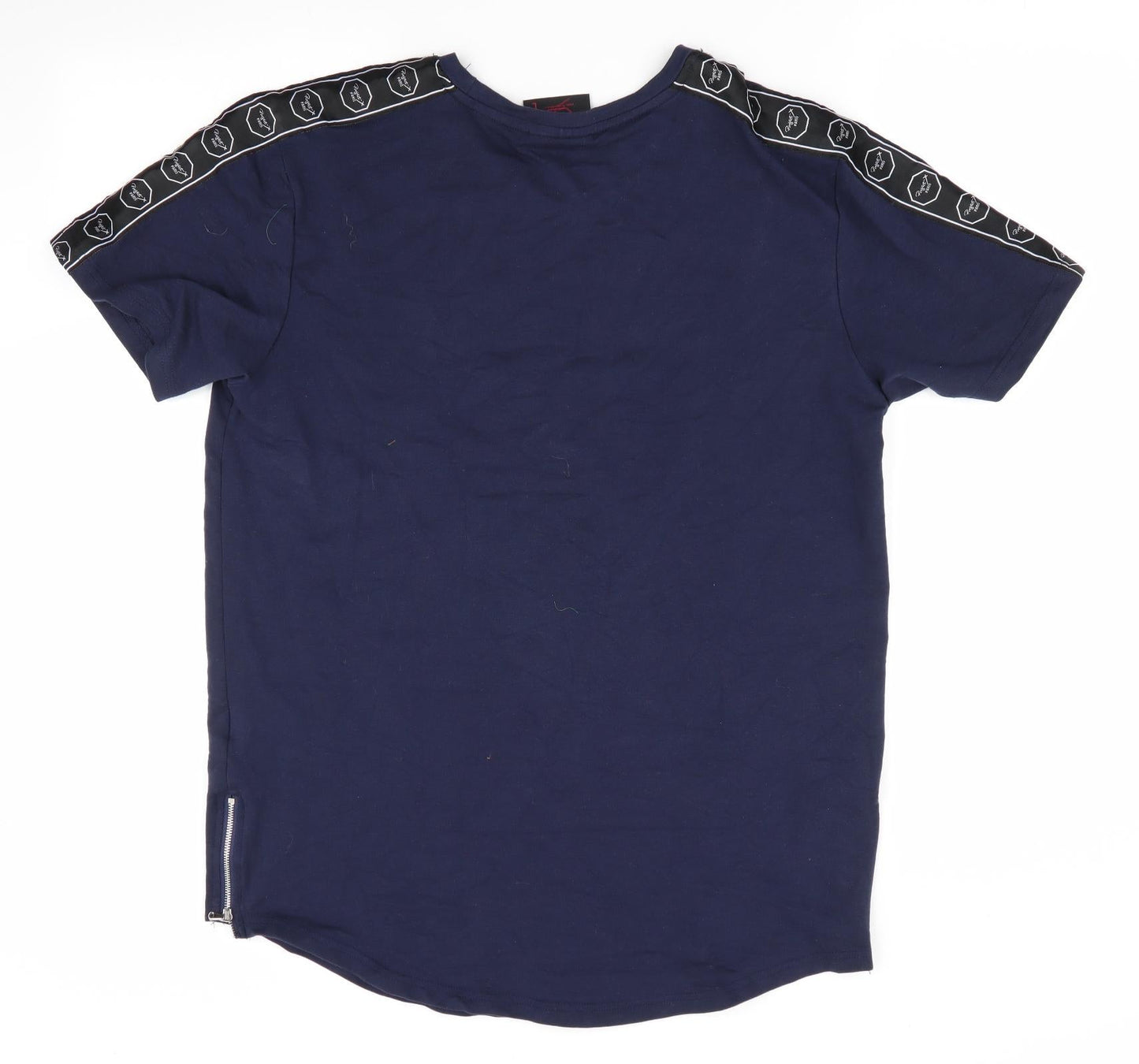 Project Paris Mens Blue    T-Shirt Size L