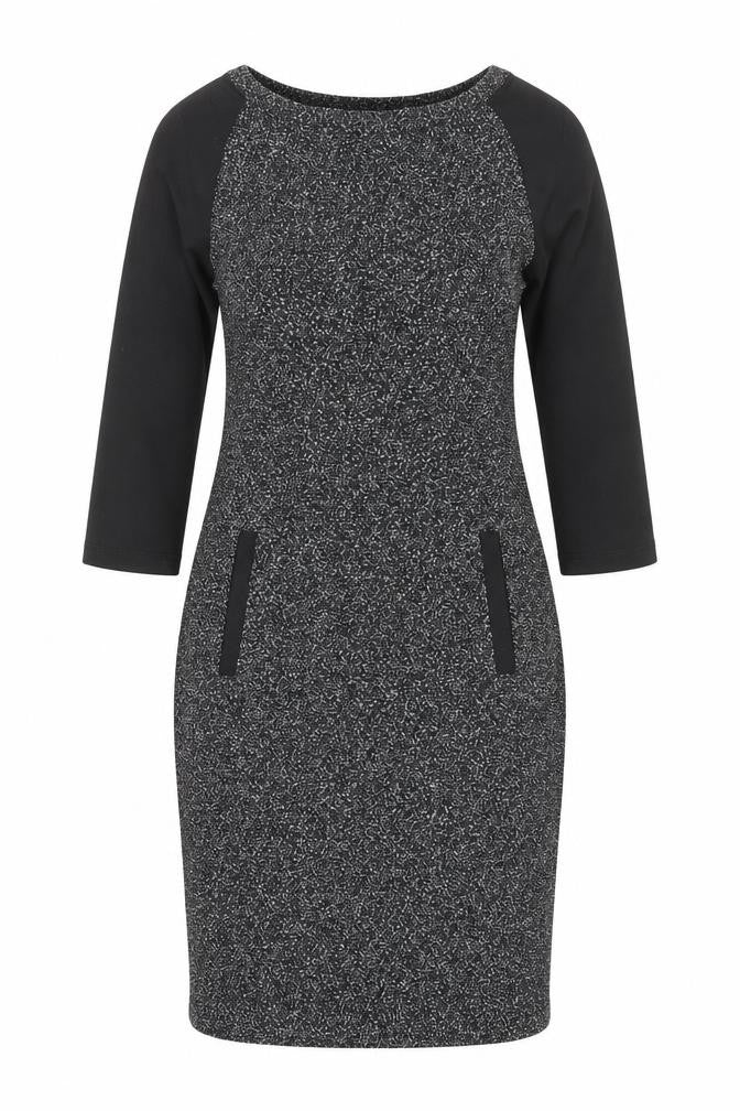 Marks & Spencer Womens Grey Colourblock  Bodycon  Size 10