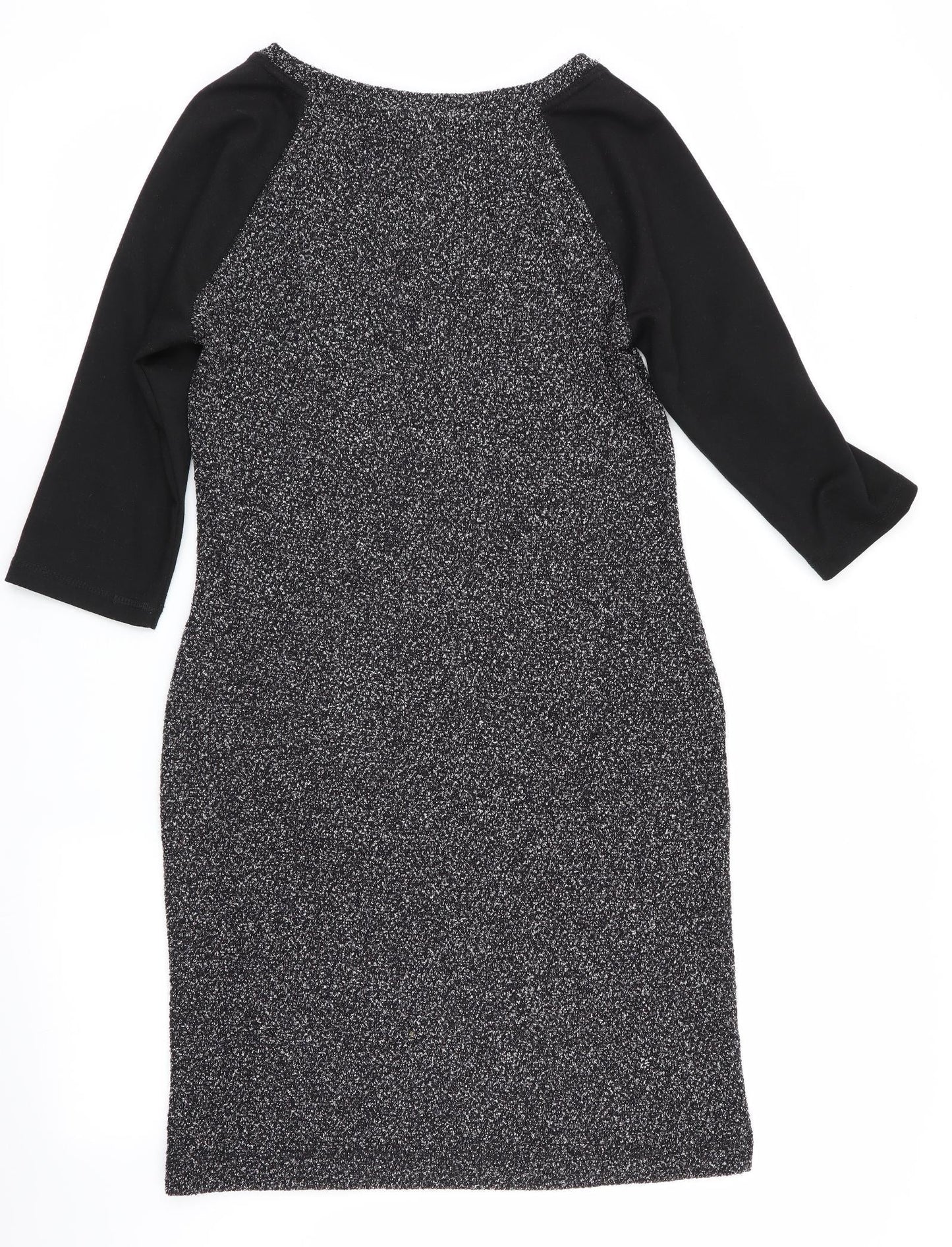 Marks and Spencer Womens Grey Colourblock  Bodycon  Size 10