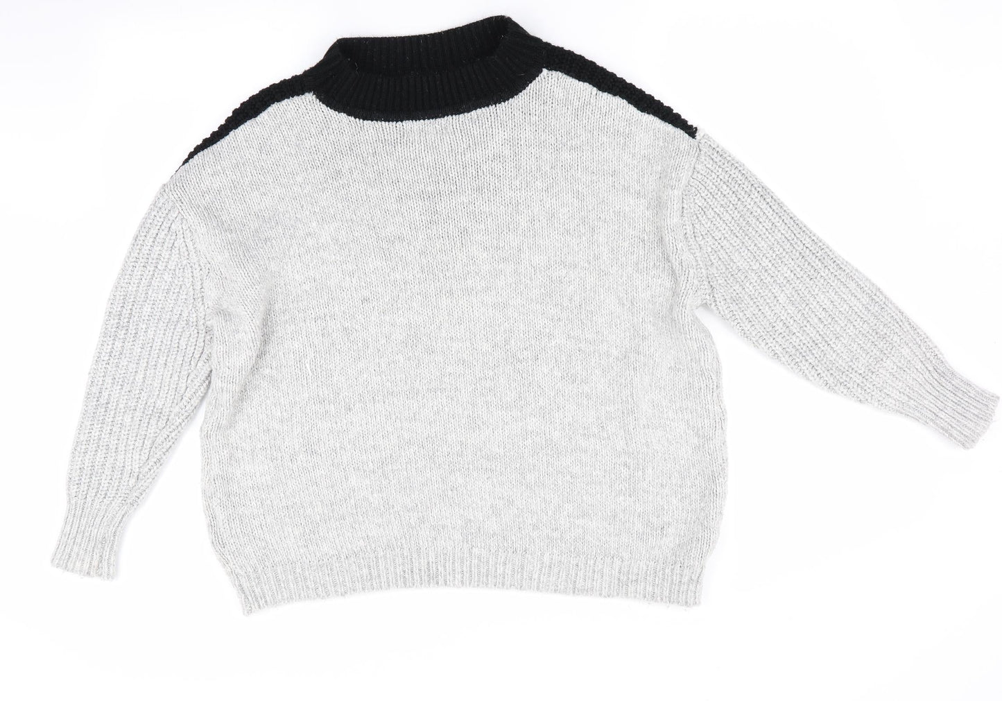 Papaya Womens Grey   Pullover Jumper Size M
