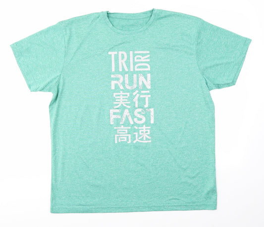 Saxnet Limited Mens Green    T-Shirt Size XL
