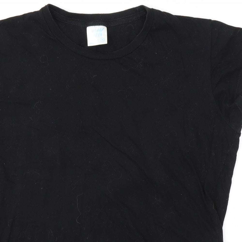 JHK Womens Black   Basic T-Shirt Size M  - MANFRED'S SOUL CAFE