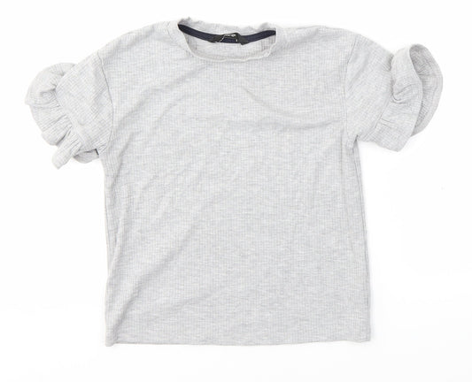 George Girls Grey   Basic Blouse Size 6-7 Years