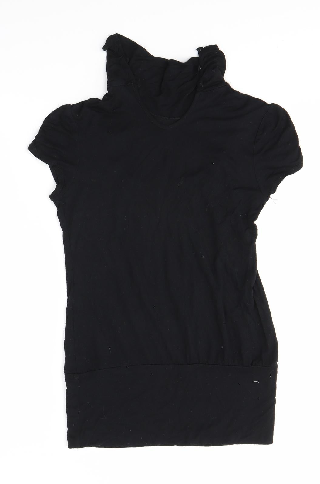 Dorothy Perkins Womens Black   Basic Blouse Size 6