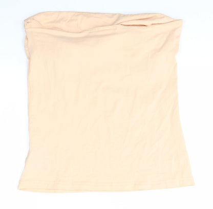 H&M Womens Orange   Basic Blouse Size L