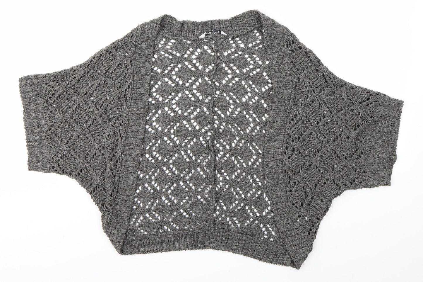 Editions Womens Grey   Cardigan Jumper Size L