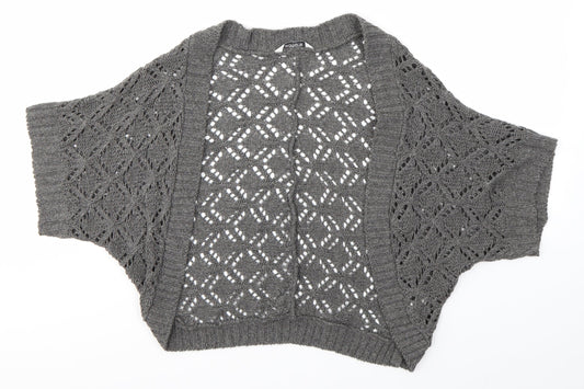 Editions Womens Grey   Cardigan Jumper Size L
