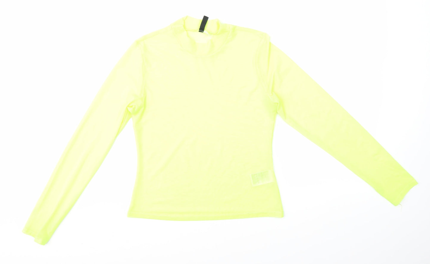 H&M Womens Yellow   Basic Blouse Size M