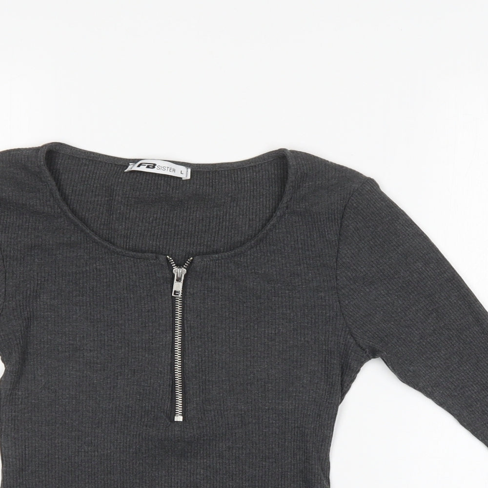FB Sister Womens Grey   Pullover Jumper Size L