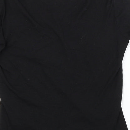 Preloved H&M Womens Black   Basic Blouse Size L - Label